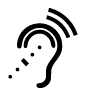 Assistive listening icon