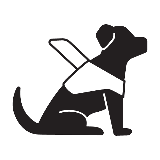 Service dog icon